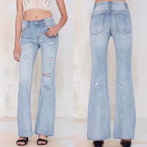 Nasty Gal 70s Inspired Bell Bottoms
